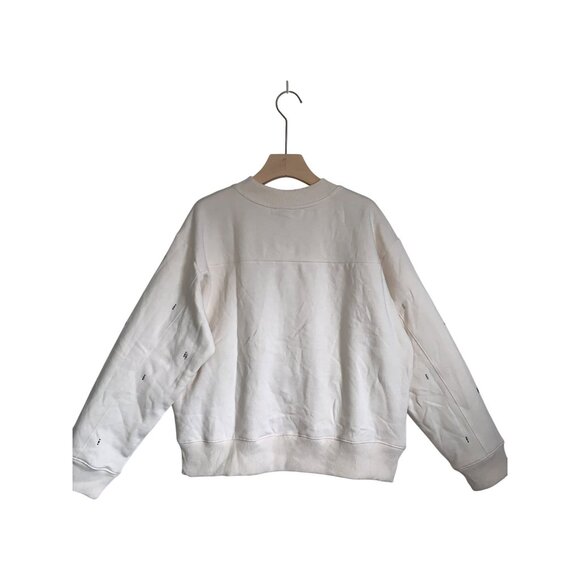 A New Day Womens Ivory Cream Sweater Long Sleeve Pullover Crewneck Medium - Picture 4 of 12